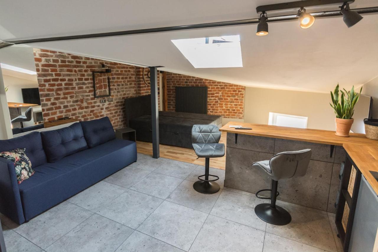 Apartamenty Fabrykanta Ksiezy Mlyn Łódź Kültér fotó